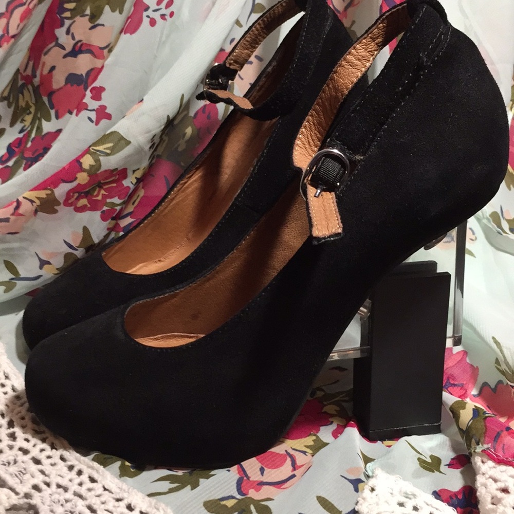 Jeffrey Campbell Suede Heel